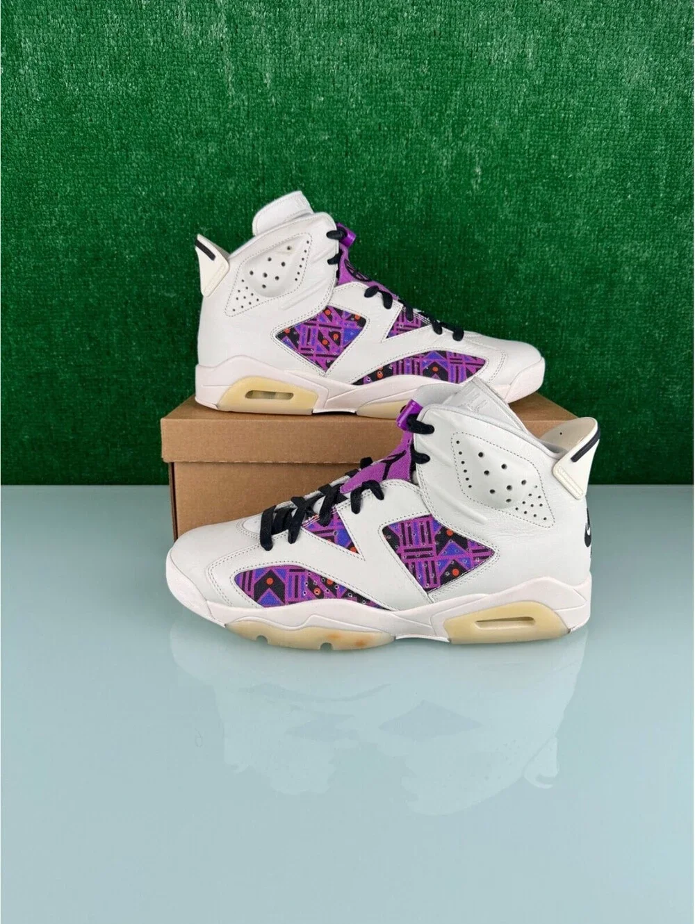 Size 12 - Air Jordan 6 Retro Quai 54 - Purple CLEAN!